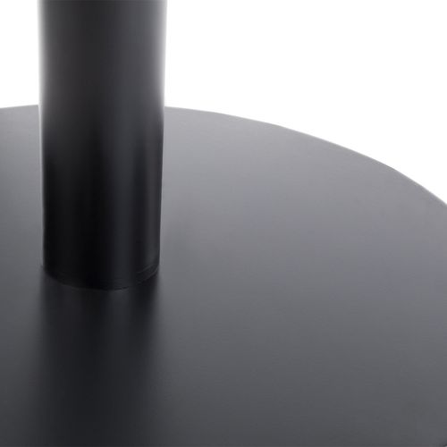 Table ronde bois blanc mate et pied acier noir Kofy 80 cm 2 - Photo n°3; ?>