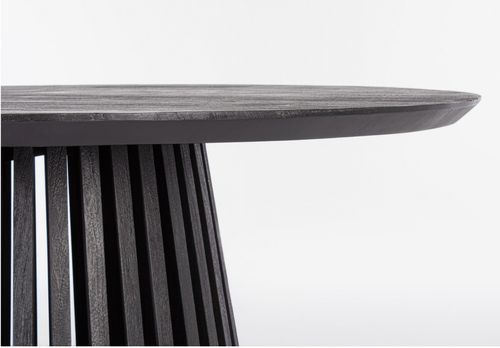 Table ronde en bois Zila 130 cm - Photo n°3; ?>