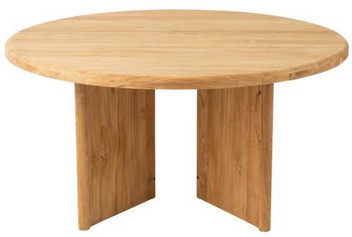 Table ronde en Teck naturel 150 cm - Le charme du bois dans votre intérieur - Photo n°3; ?>