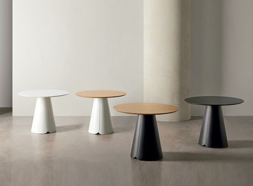 Table ronde Kyria – Design minimaliste et élégance contemporaine - Photo n°2; ?>