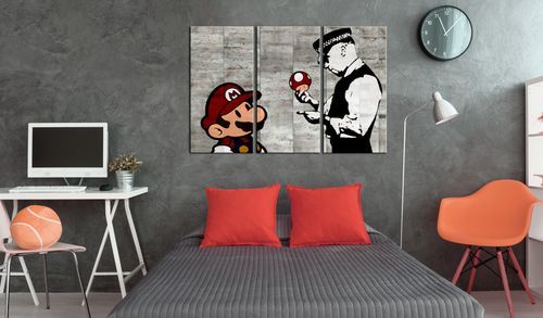 Tableau Banksy: Mario Bros - Photo n°2; ?>