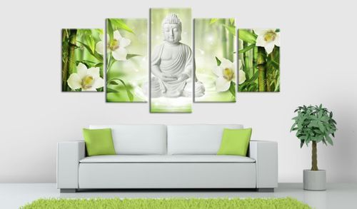 Tableau Buddha and jasmine - Photo n°2; ?>