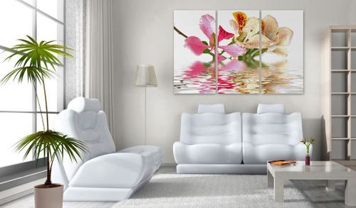 Tableau Orchid with colorful spots - Photo n°2; ?>