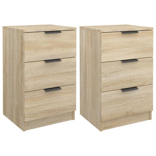 Tables de chevet 2 pcs Chêne sonoma 40x36x65 cm - Photo n°2; ?>