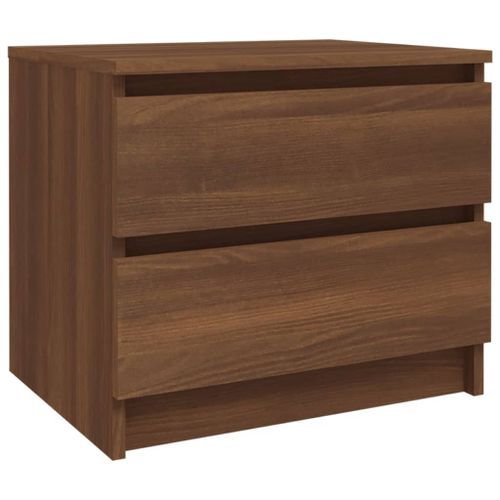 Tables de chevet 2pcs Chêne marron 50x39x43,5cm Bois ingénierie - Photo n°3; ?>