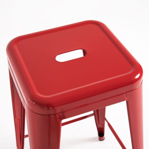 Tabouret 65 cm Kontoir en acier brillant - Design industriel et élégant - Photo n°2; ?>