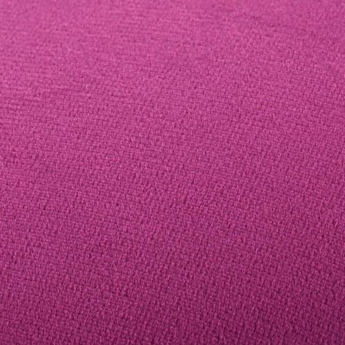 Tabouret bas design velours violet et metal doré Sinza - Photo n°2; ?>
