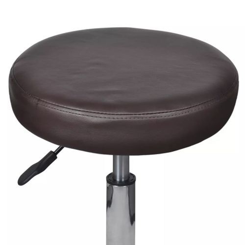 Tabouret de bureau Marron - Photo n°2; ?>