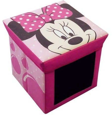 Tabouret de rangement avec ardoise Minnie Disney - Photo n°2; ?>