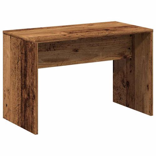 Tabouret de toilette vieux bois 70x35x45 cm bois d'ingénierie - Photo n°2; ?>