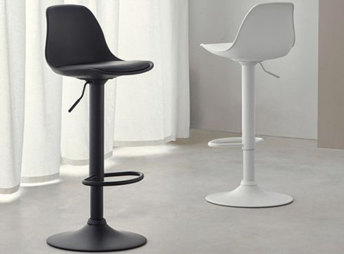 Tabouret moderne pivotant et relevable Baly - Photo n°2; ?>