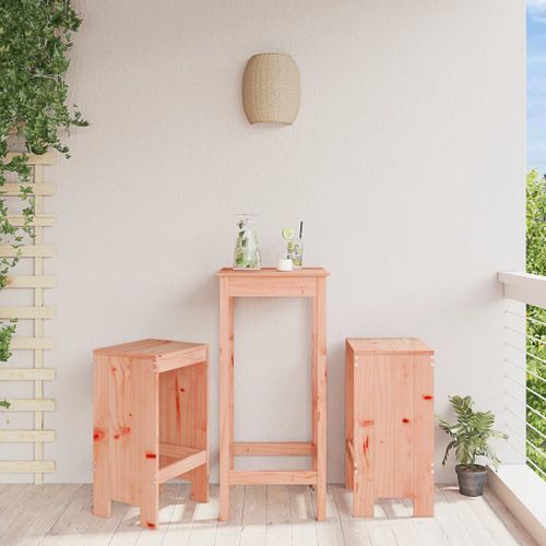 Tabourets de bar 2 pcs 40x36x75 cm bois massif Douglas - Photo n°2; ?>