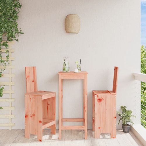 Tabourets de bar 2 pcs 40x42x120 cm bois massif douglas - Photo n°2; ?>