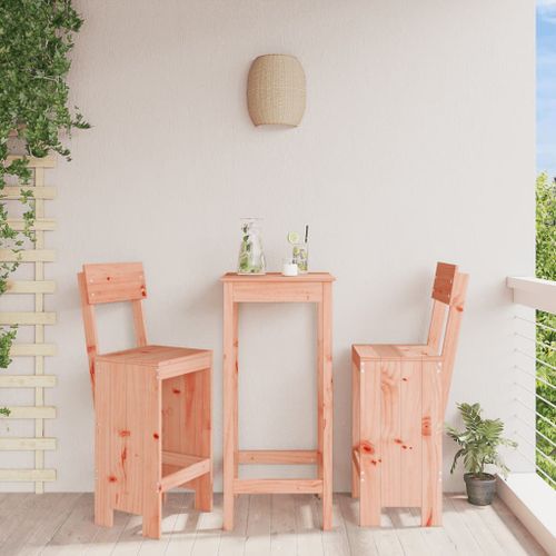 Tabourets de bar 2 pcs 40x48,5x115,5 cm bois massif douglas - Photo n°2; ?>