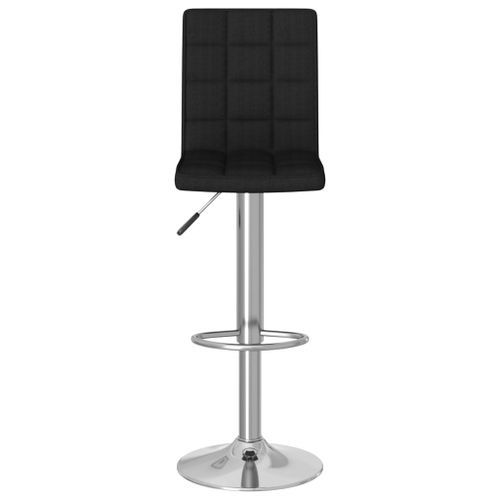 Tabourets de bar 2 pcs Noir Tissu Marta - Photo n°3; ?>