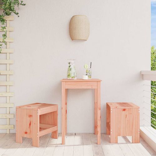 Tabourets de jardin 2 pcs 40x36x45 cm bois massif Douglas - Photo n°2; ?>