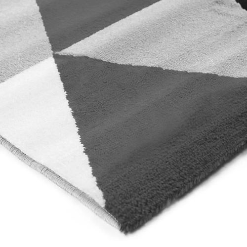 TAO SCANDI Tapis de salon - 120 x 170 cm - Polypropylene - Noir - Photo n°3; ?>