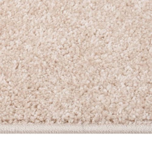 Tapis à poils courts 120x170 cm Beige foncé - Photo n°3; ?>