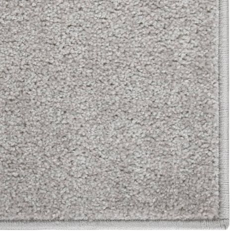 Tapis à poils courts 120x170 cm Gris clair - Photo n°3; ?>