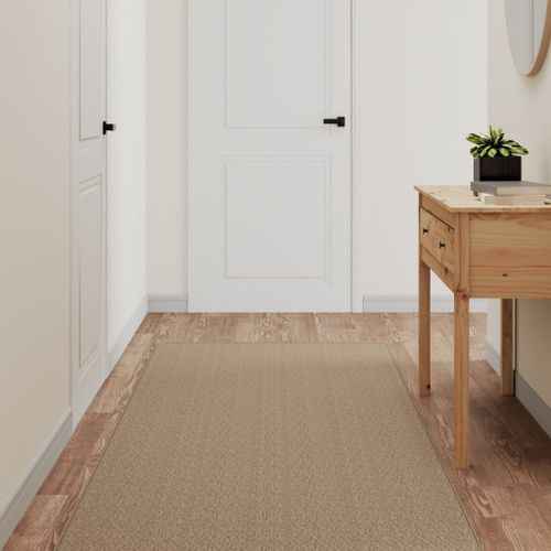 Tapis de couloir aspect sisal sable 80x300 cm - Photo n°2; ?>