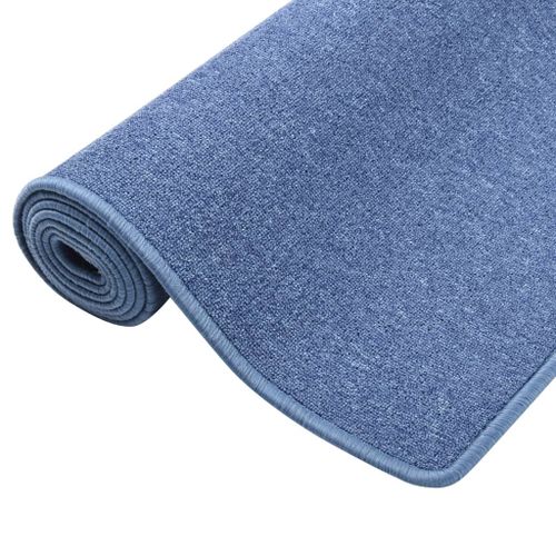 Tapis de couloir Bleu 80x300 cm 2 - Photo n°3; ?>