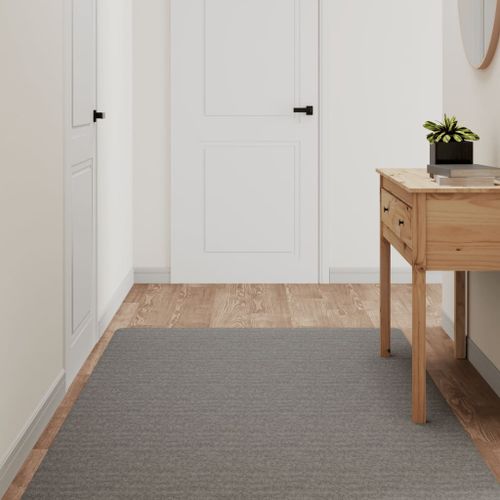 Tapis de couloir gris 100x180 cm - Photo n°2; ?>