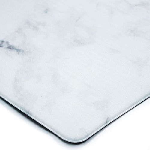 Tapis de cuisine Marble - 45 x 120 cm - blanc - Photo n°2; ?>