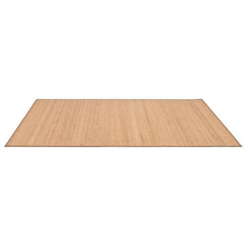 Tapis en bambou 100 x 160 cm Marron 2 - Photo n°3; ?>