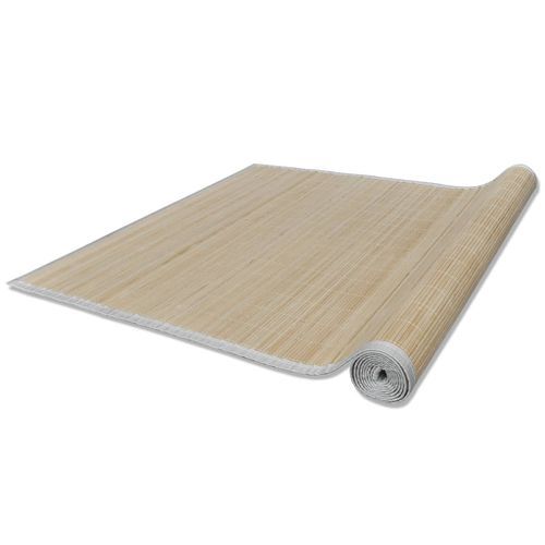 Tapis en bambou 100 x 160 cm Naturel - Photo n°3; ?>