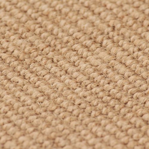 Tapis en jute avec support en latex 160 x 230 cm Naturel - Photo n°2; ?>