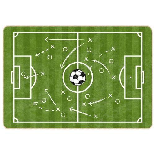 Tapis enfant 160x230cm terrain de football antidérapant lavable - Photo n°2; ?>