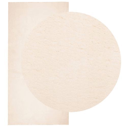 Tapis HUARTE à poils courts doux et lavable beige 100x200 cm - Photo n°3; ?>