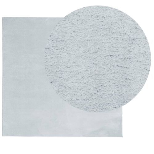 Tapis HUARTE à poils courts doux et lavable bleu 200x200 cm - Photo n°3; ?>