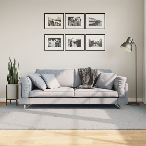 Tapis HUARTE à poils courts doux et lavable gris 160x230 cm - Photo n°2; ?>