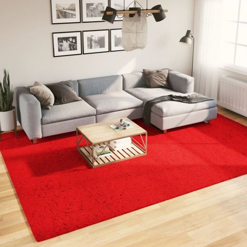 Tapis HUARTE à poils courts doux et lavable rouge 240x340 cm - Photo n°2; ?>