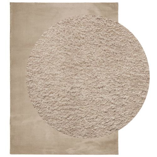 Tapis HUARTE à poils courts doux et lavable sable 240x340 cm - Photo n°3; ?>