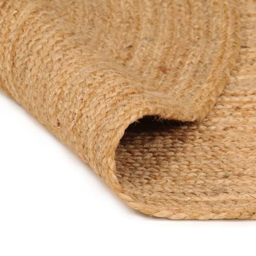 Tapis Jute tressé 180 cm Rond - Photo n°2; ?>