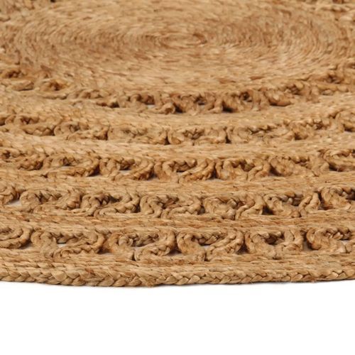 Tapis Jute tressé à la main 180 cm Rond - Photo n°2; ?>