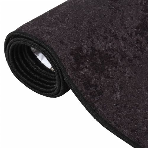 Tapis lavable anthracite 120x170 cm antidérapant - Photo n°3; ?>