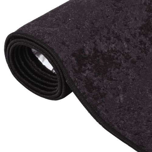 Tapis lavable anthracite 150x230 cm antidérapant - Photo n°3; ?>