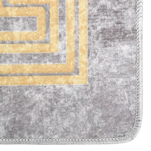 Tapis lavable antidérapant 120x180 cm Gris - Photo n°3; ?>