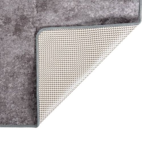 Tapis lavable antidérapant 160x230 cm Gris 2 - Photo n°3; ?>