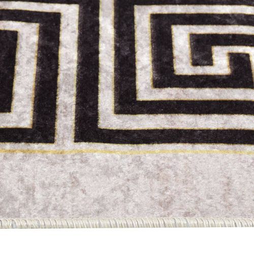 Tapis lavable antidérapant 190x300 cm Beige clair - Photo n°3; ?>