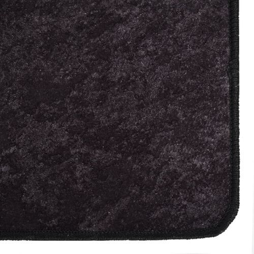 Tapis lavable antidérapant 80x150 cm Anthracite - Photo n°3; ?>