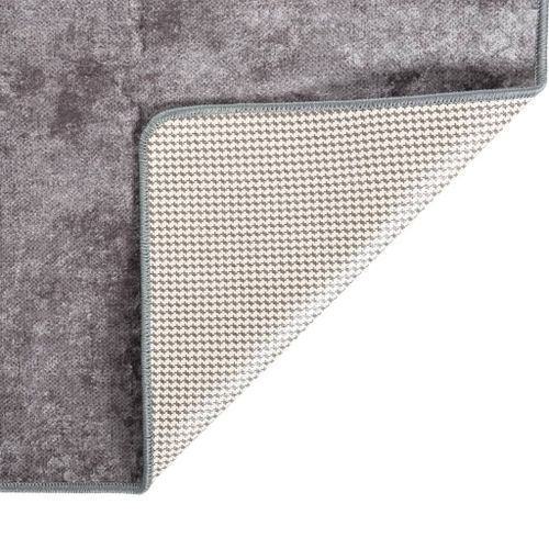 Tapis lavable gris 120x170 cm antidérapant - Photo n°2; ?>