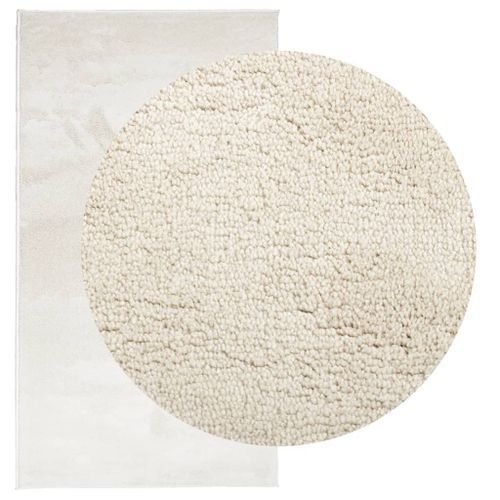 Tapis OVIEDO à poils courts beige 60x110 cm - Photo n°3; ?>