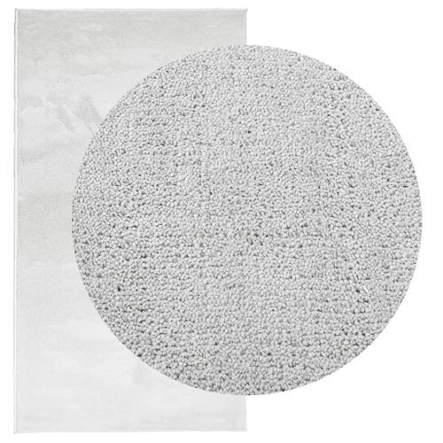 Tapis OVIEDO à poils courts gris 60x110 cm - Photo n°3; ?>