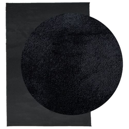 Tapis OVIEDO à poils courts noir 120x170 cm - Photo n°3; ?>