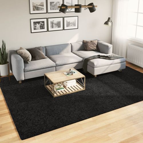 Tapis OVIEDO à poils courts noir 240x340 cm - Photo n°2; ?>