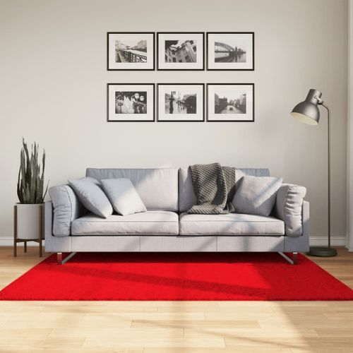 Tapis OVIEDO à poils courts rouge 120x170 cm - Photo n°2; ?>